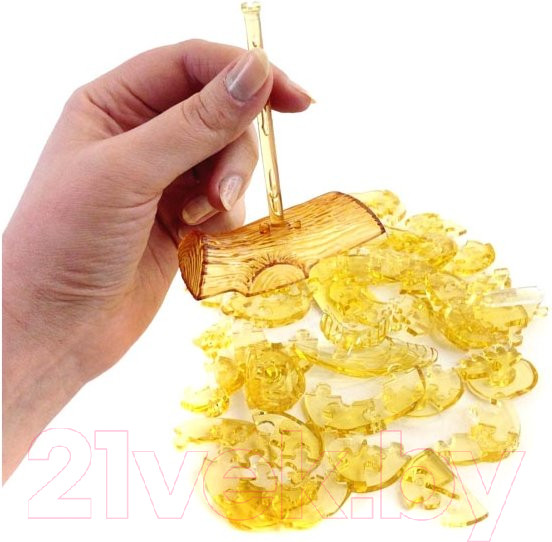 Изображение товара 3D-пазл Crystal Puzzle Сова / 90247 (золото)