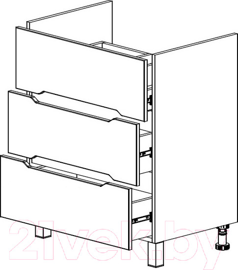 Изображение товара Тумба с умывальником СанитаМебель Сизаль 64.700 + Фостер 70