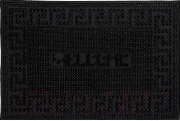 Изображение товара Коврик грязезащитный VORTEX Welcome 40x60 / 22464 (черный)