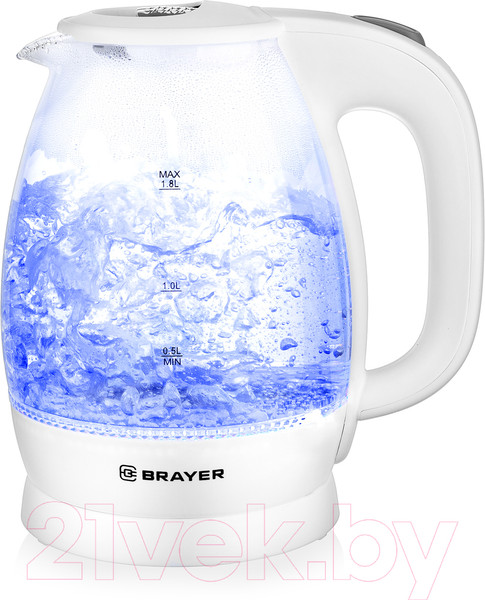 Изображение товара Электрочайник Brayer BR1013 (белый)