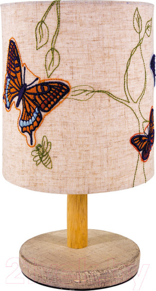 Изображение товара Прикроватная лампа Лючия Меланж 448 (с узором бабочки)