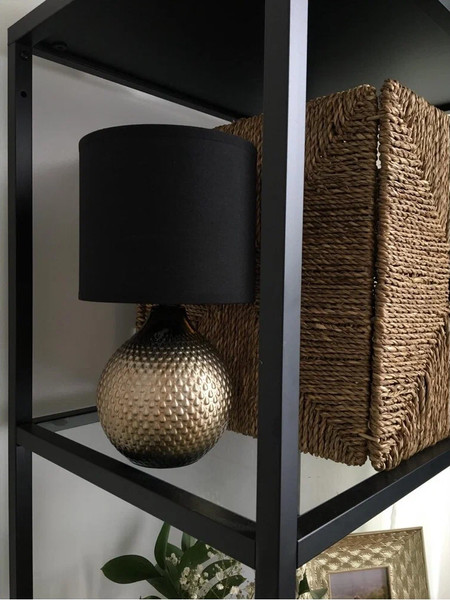 Изображение товара Прикроватная лампа Лючия Дубай 449 (темное золото/черный)