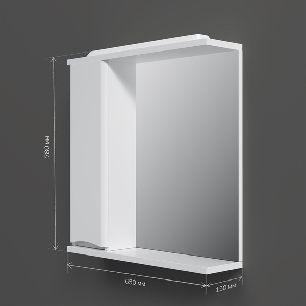 Изображение товара Шкаф с зеркалом для ванной AM.PM Like M80MPL0651WG