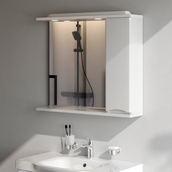 Изображение товара Шкаф с зеркалом для ванной AM.PM Like M80MPR0801WG