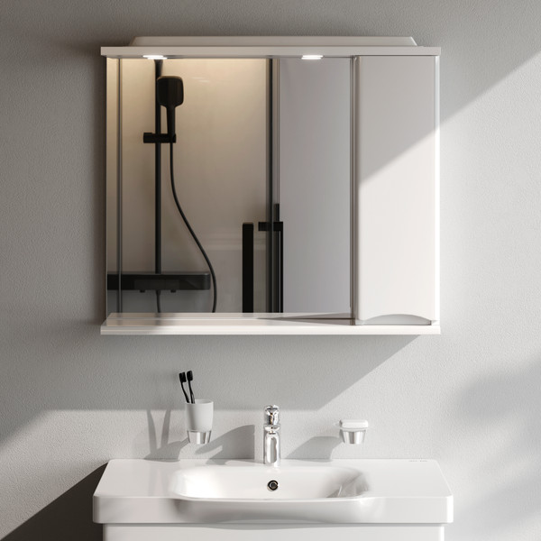 Изображение товара Шкаф с зеркалом для ванной AM.PM Like M80MPR0801WG