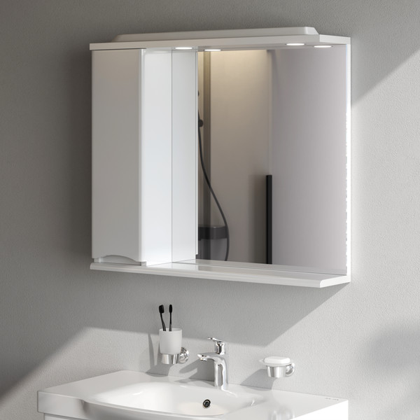 Изображение товара Шкаф с зеркалом для ванной AM.PM Like M80MPL0801WG