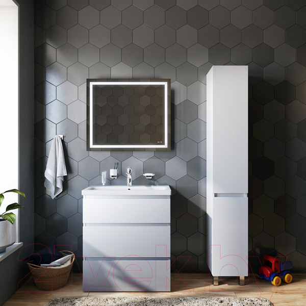 Изображение товара Шкаф-пенал для ванной AM.PM Gem S M91CSR0306WG