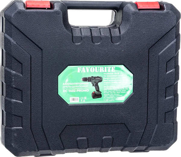 Изображение товара Аккумуляторная дрель-шуруповерт Favourite DC 1402 Promo