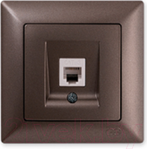 Изображение товара Розетка Gunsan Visage 01283500-157120 (антрацит)