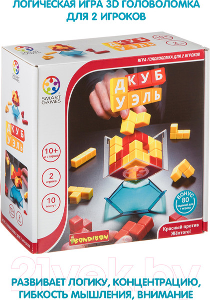 Изображение товара Игра-головоломка Bondibon Куб Дуэль / ВВ4735