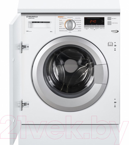 Изображение товара Стирально-сушильная машина встраиваемая Maunfeld MBWM1486S