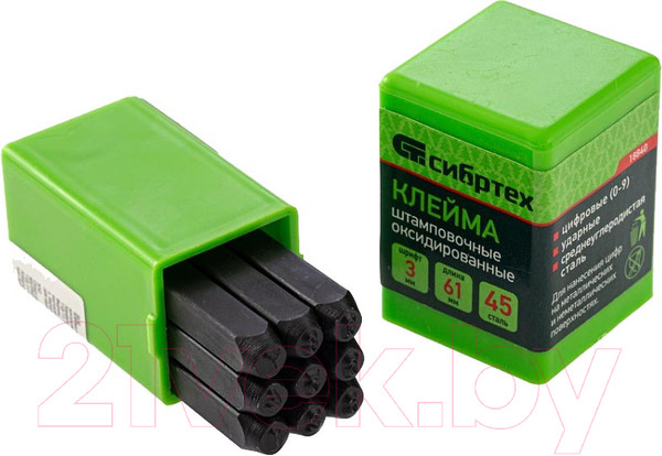 Изображение товара Набор клейм СибрТех 18840 (3мм)