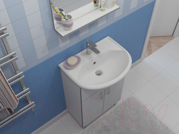 Изображение товара Тумба под умывальник Какса-А Грей 50 / 458701