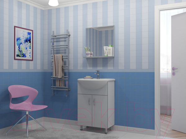 Изображение товара Тумба под умывальник Какса-А Грей 50 / 458701