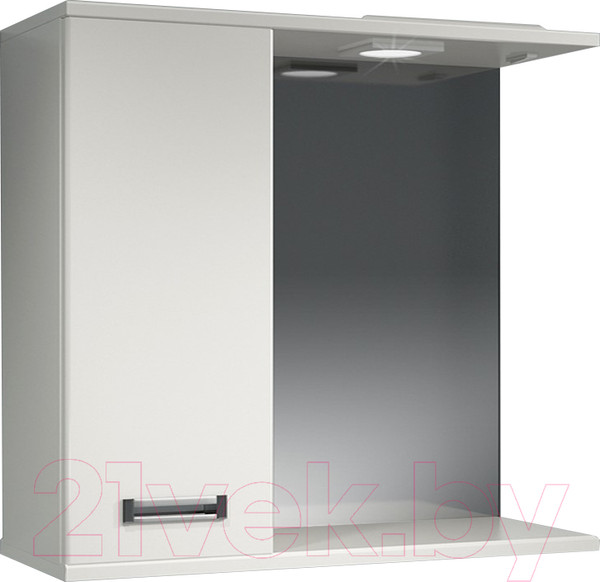 Изображение товара Шкаф с зеркалом для ванной Какса-А Пикколо с/о 55 L / 458383