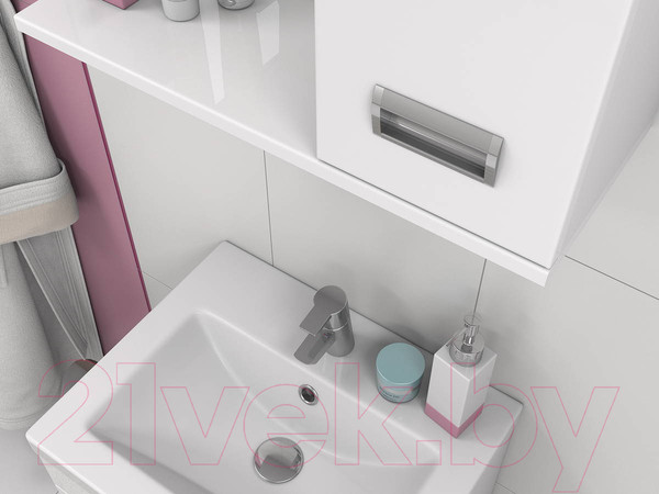 Изображение товара Шкаф с зеркалом для ванной Какса-А Пикколо с/о 62 R / 458386