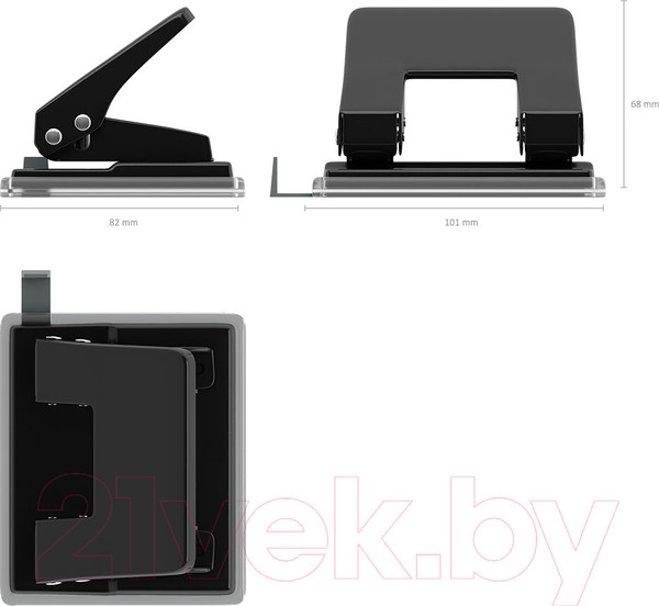 Изображение товара Дырокол Erich Krause Quadro / 4668