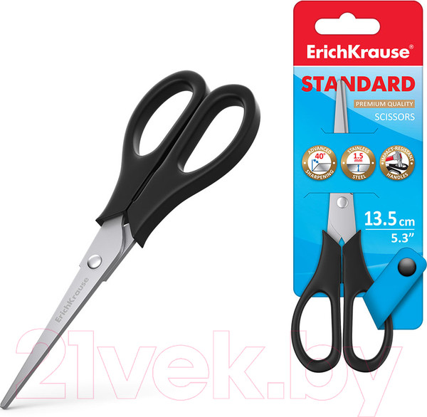 Изображение товара Ножницы канцелярские Erich Krause Standard / 21919