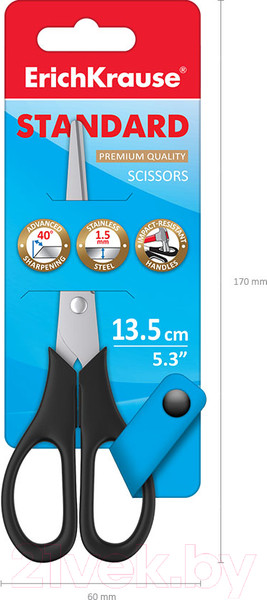 Изображение товара Ножницы канцелярские Erich Krause Standard / 21919