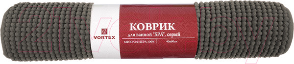 Изображение товара Коврик для ванной VORTEX Spa / 24263 (50x80, серый)