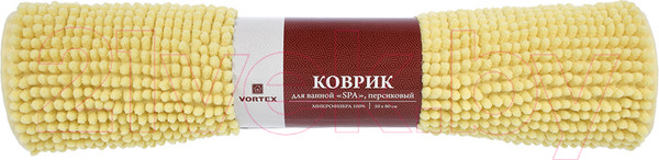 Изображение товара Коврик для ванной VORTEX Spa / 24264 (50x80, персик)