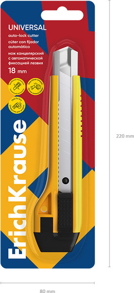 Изображение товара Нож канцелярский Erich Krause Universal / 19149