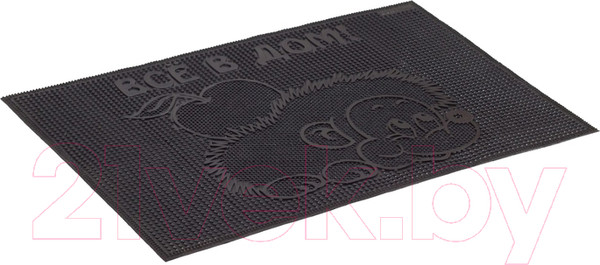 Изображение товара Коврик грязезащитный SunStep Все в дом! 40x60 / 31-036 (черный)
