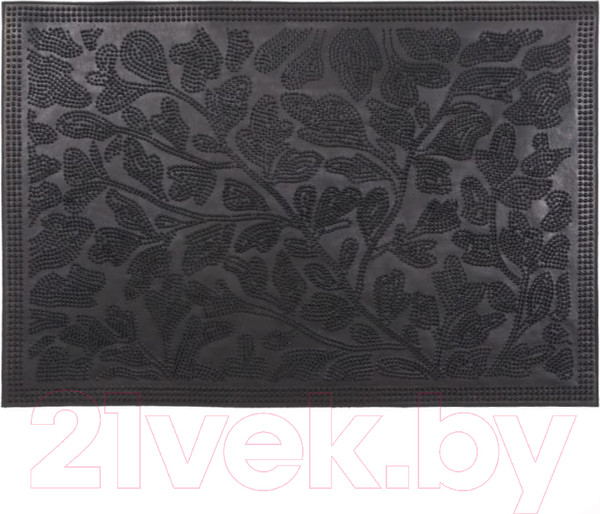 Изображение товара Коврик грязезащитный SunStep Листва 40x60 / 31-025 (черный)