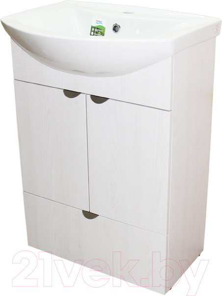 Изображение товара Тумба с умывальником СанитаМебель Ларч 61.600 + Грация
