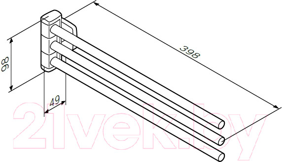 Изображение товара Держатель для полотенца AM.PM Gem A9032700