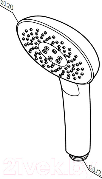 Изображение товара Лейка ручного душа AM.PM Spirit F0270A000