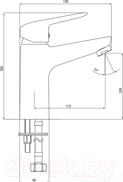 Изображение товара Смеситель Deante Boro BMO 020M