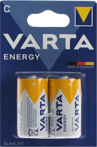 Изображение товара Комплект батареек Varta Energy C (2шт)