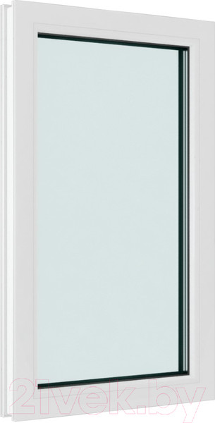 Изображение товара Окно ПВХ Brusbox Одностворчатое Глухое 3 стекла (1200x800x70)