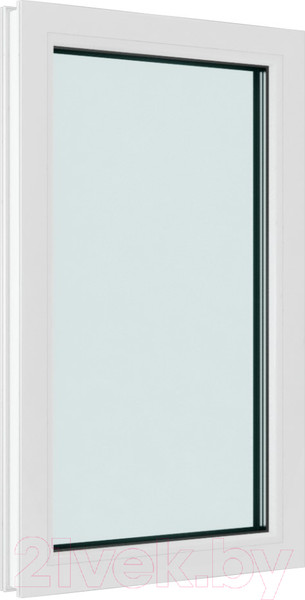 Изображение товара Окно ПВХ Brusbox Одностворчатое Глухое 3 стекла (1100x800x70)
