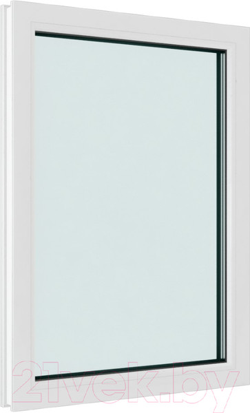 Изображение товара Окно ПВХ Brusbox Одностворчатое Глухое 3 стекла (1200x900x70)