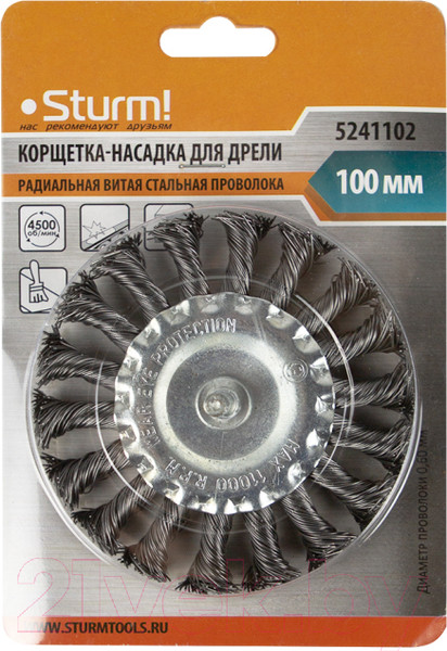 Изображение товара Щетка для электроинструмента Sturm! 5241102