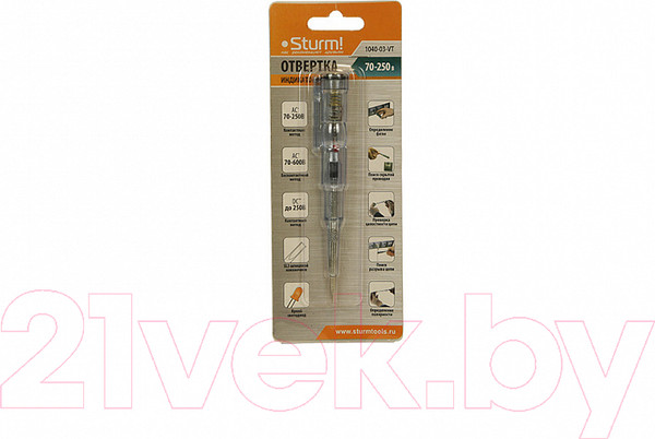 Изображение товара Отвертка Sturm! 1040-03-VT