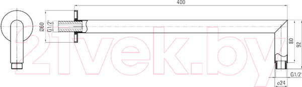 Изображение товара Душевой кронштейн Deante Cascada NAC 045K