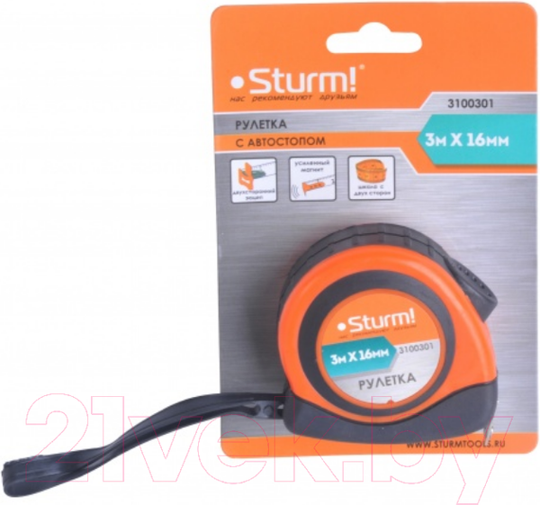 Изображение товара Рулетка Sturm! 3100301