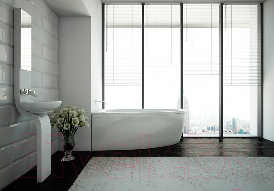 Изображение товара Ванна акриловая Aquatek Дива 160x90 L (с ножками и экраном)