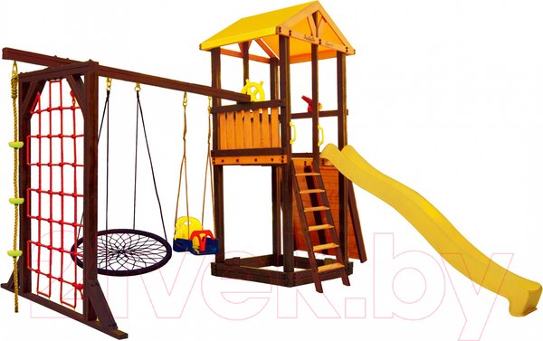 Изображение товара Игровой комплекс Perfetto Sport Pitigliano-11 + качели Паутина