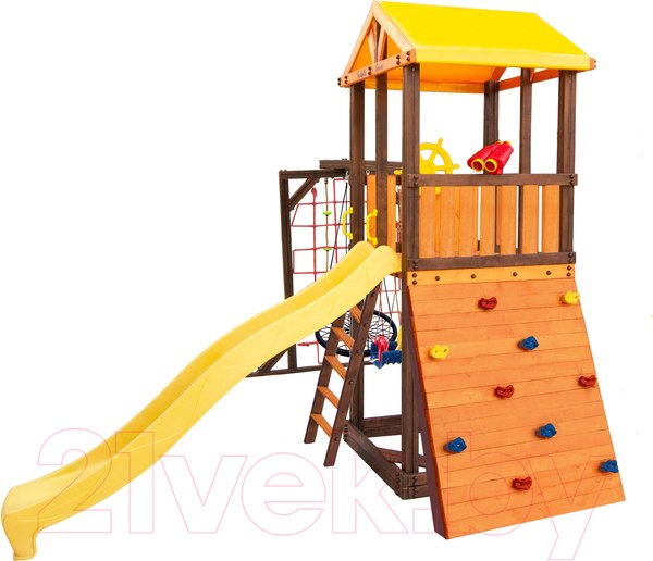 Изображение товара Игровой комплекс Perfetto Sport Pitigliano-11 + качели Паутина