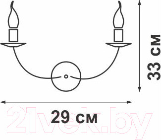 Изображение товара Бра Vitaluce V1166/2A