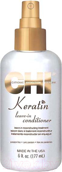 Изображение товара Кондиционер-спрей для волос CHI Keratin Leave-in Conditioner восстанавливающий (177мл)