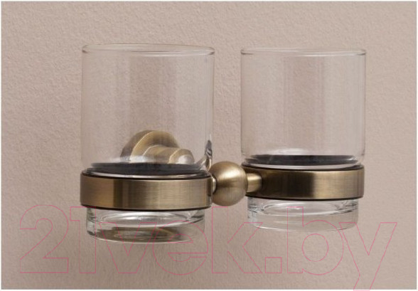 Изображение товара Стакан для зубной щетки и пасты Aquanet 3884D / 189266