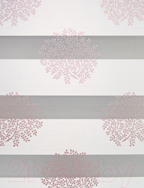 Изображение товара Рулонная штора Delfa Сантайм День-Ночь Декор МКД DN-44801 (57x160, крем/сиреневый)