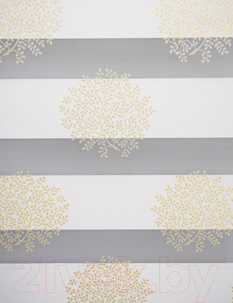 Изображение товара Рулонная штора Delfa Сантайм День-Ночь Декор МКД DN-44805 (81x160, крем/золото)