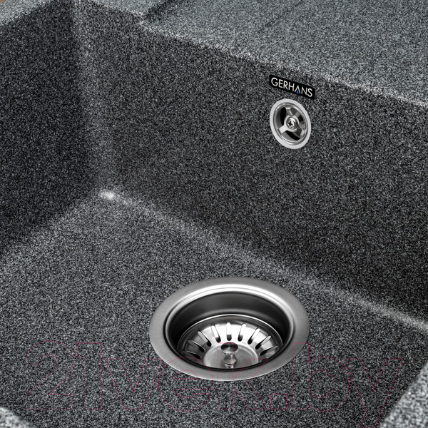 Изображение товара Мойка кухонная Gerhans B22 (графит)
