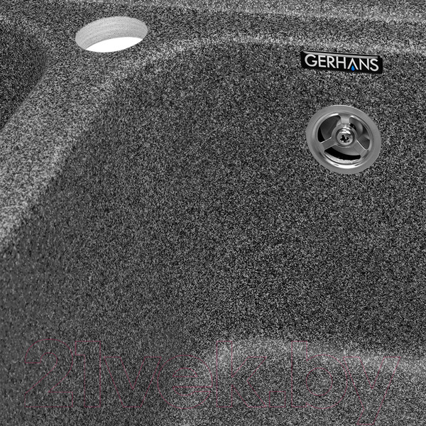 Изображение товара Мойка кухонная Gerhans C02 (графит)